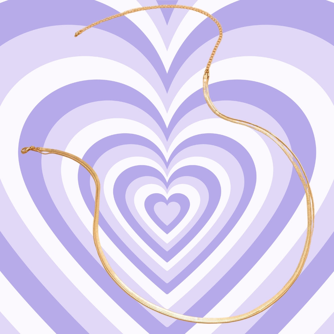 buik ketting goud