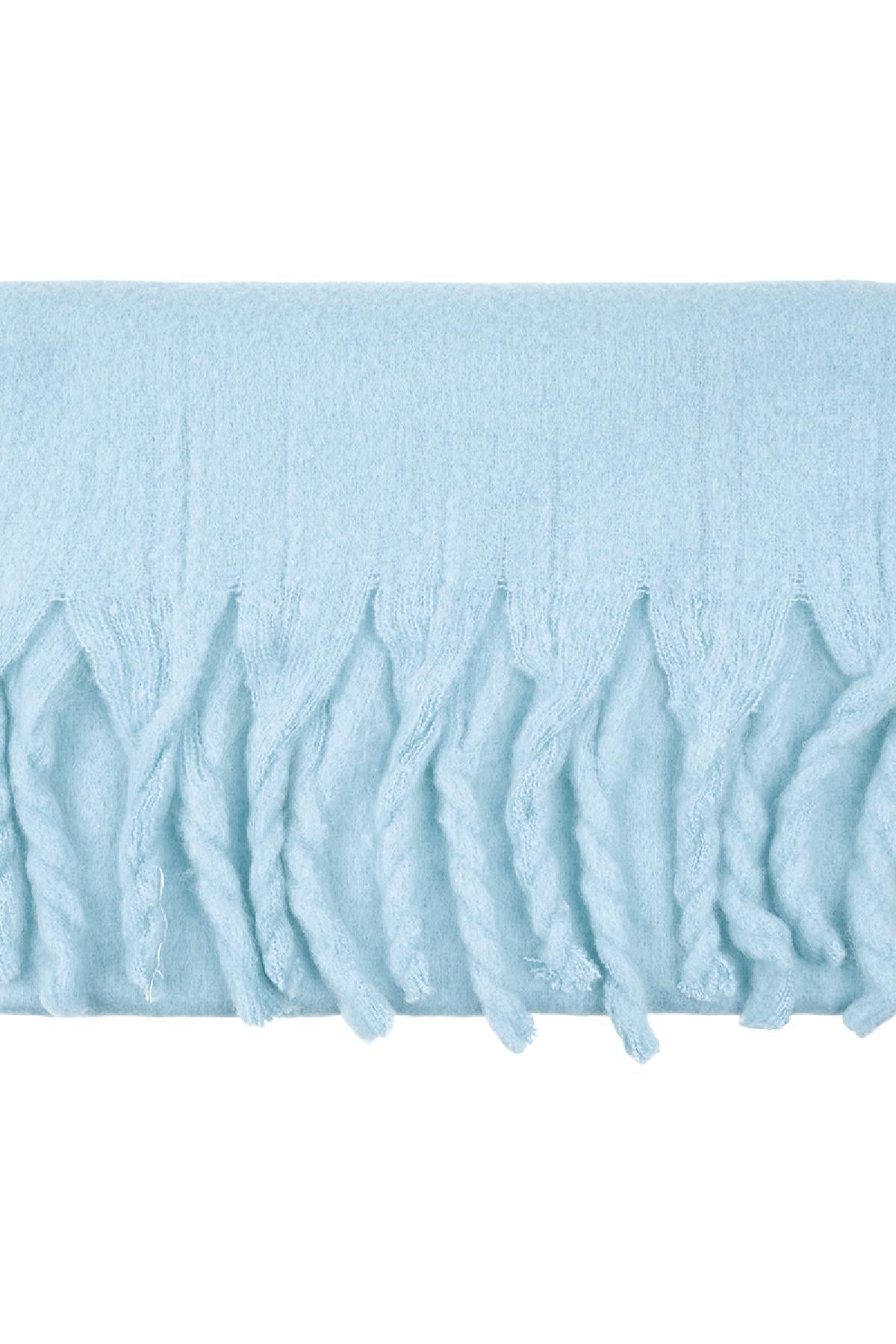 damessjaal blauw