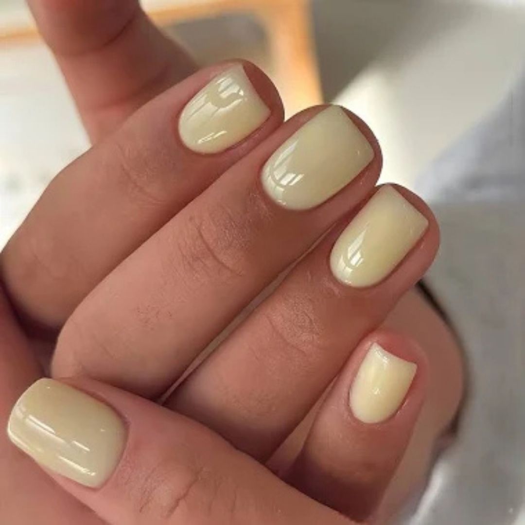 butter yellow nail wraps