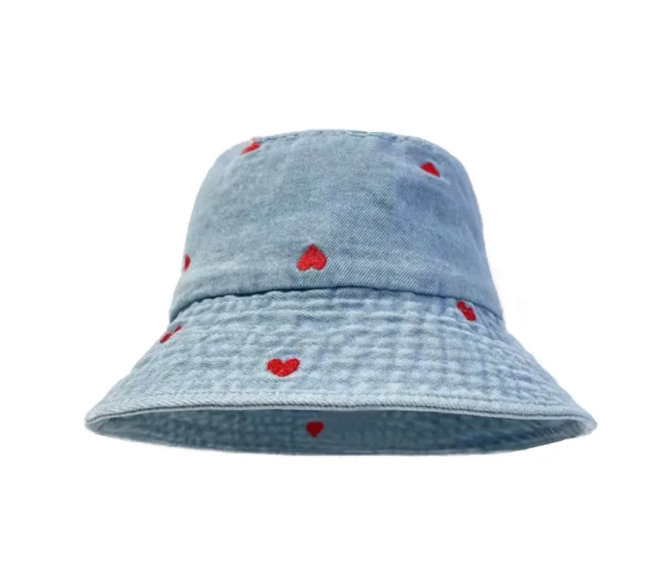 denim bucket hat