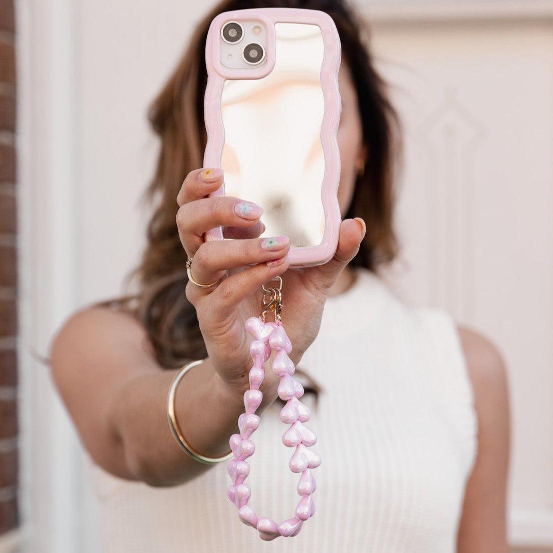 pink hearts cord