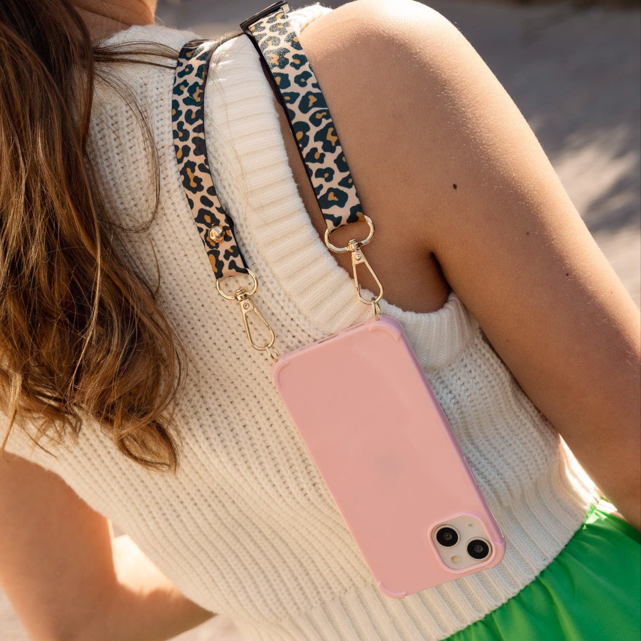 roze iPhone hoesje