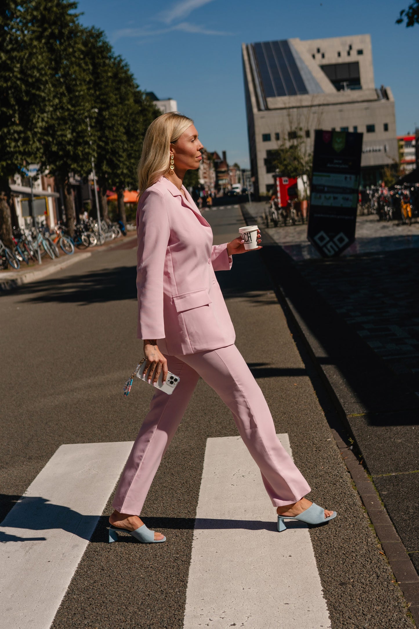 blazer roze