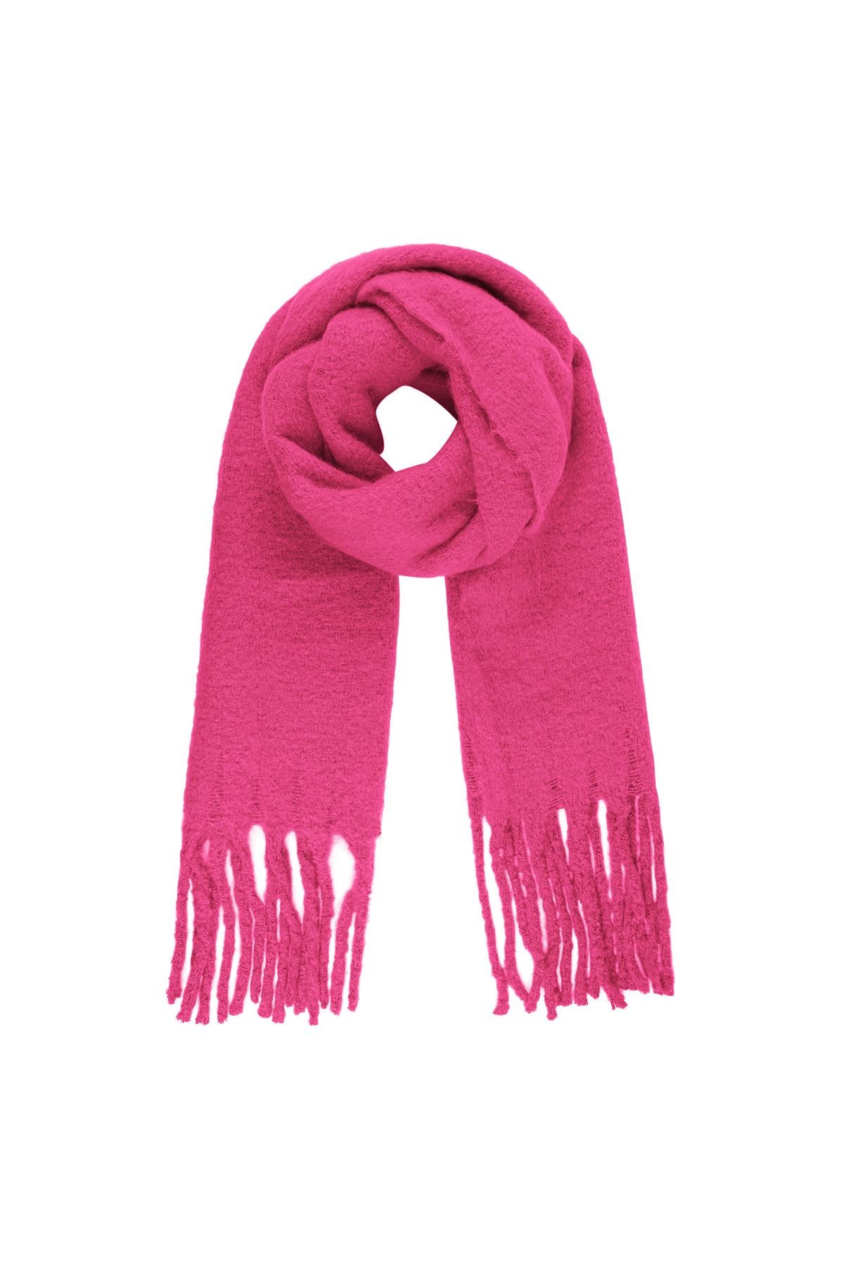 roze sjaal