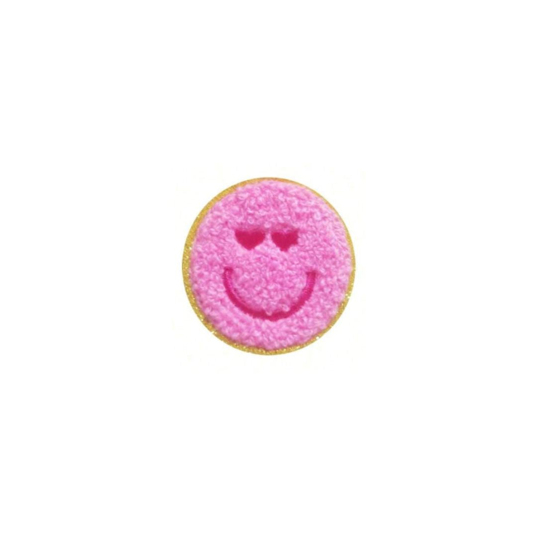 Roze Smiley Patch โ kies jouw smiley - Instant good vibes voor je telefoon