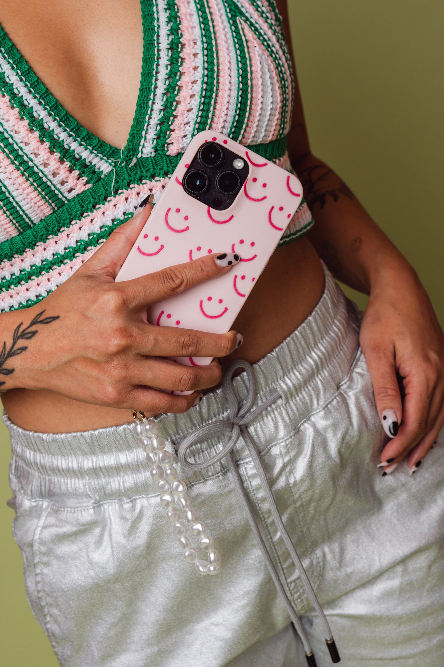 roze iPhone hoesje