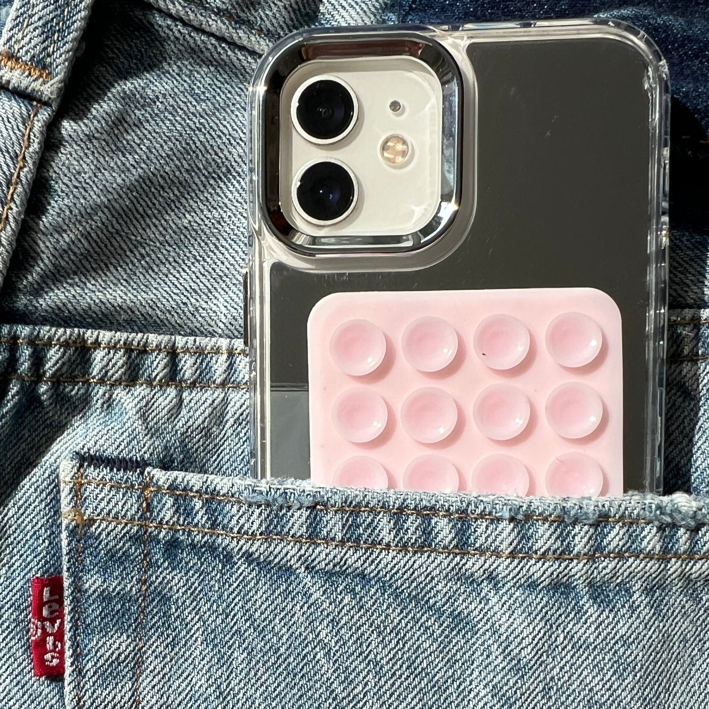 zuignap sticker telefoon