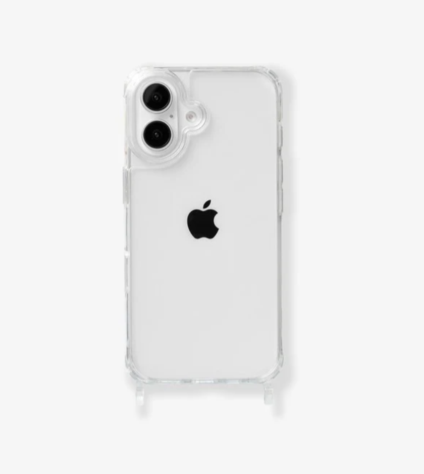 Transparant Hoesje met haakjes – Perfect voor telefoonkoord