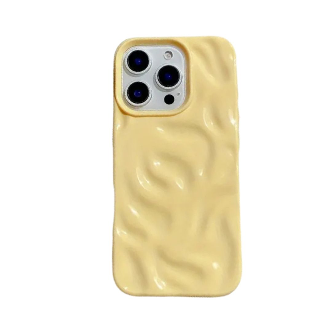 zacht geel iPhone hoesje