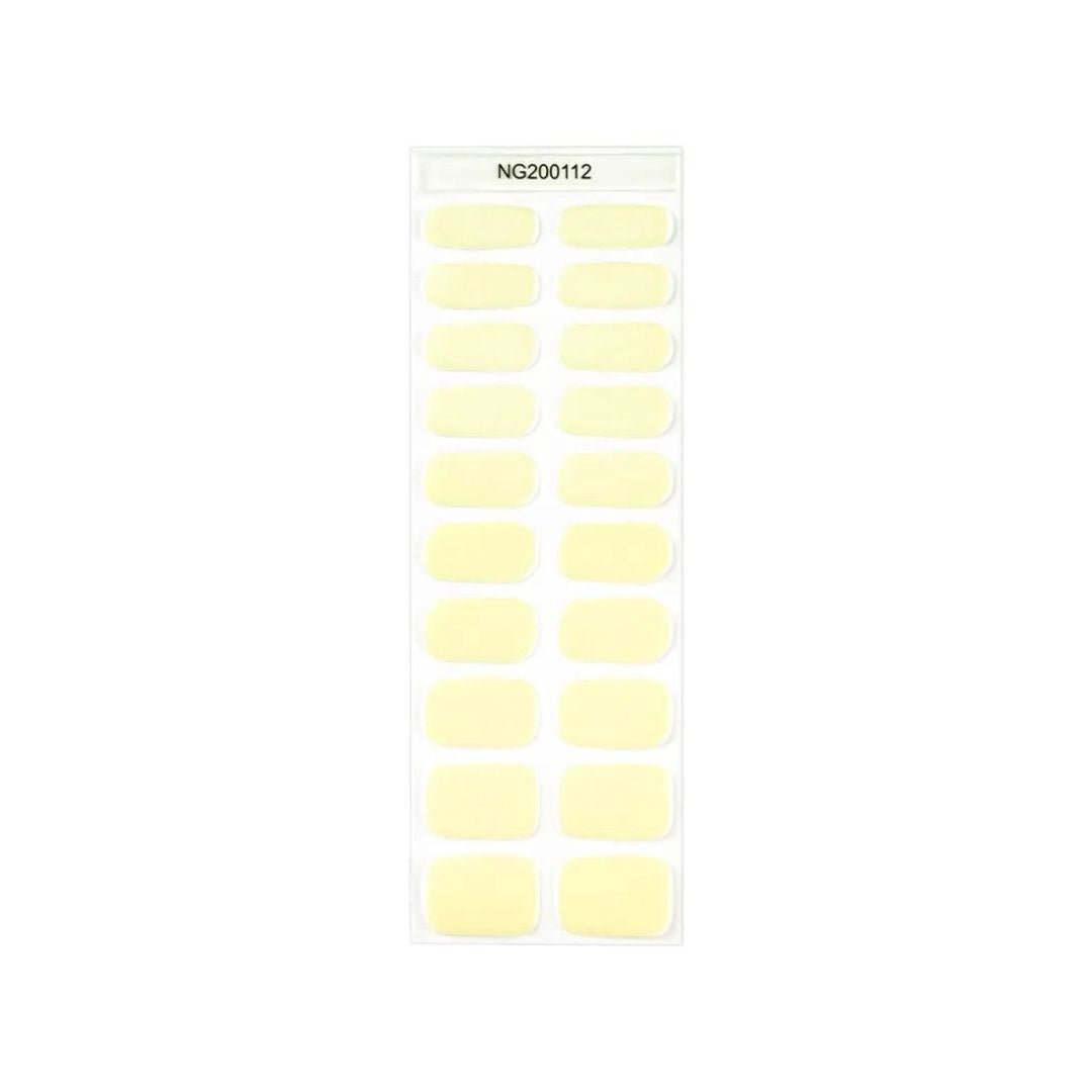 zacht gele nail wraps