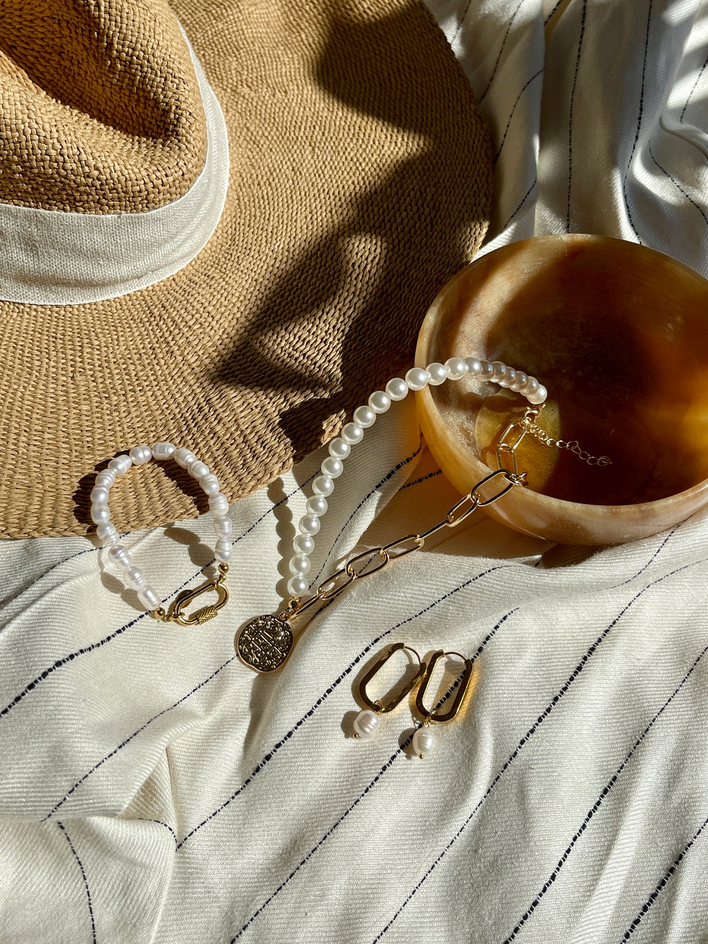 ketting met parels