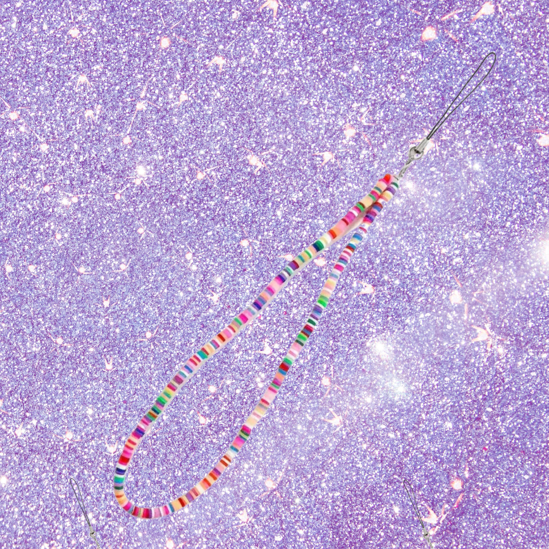 phone strap rainbow