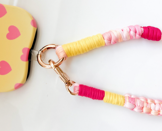 roze en geel combineren