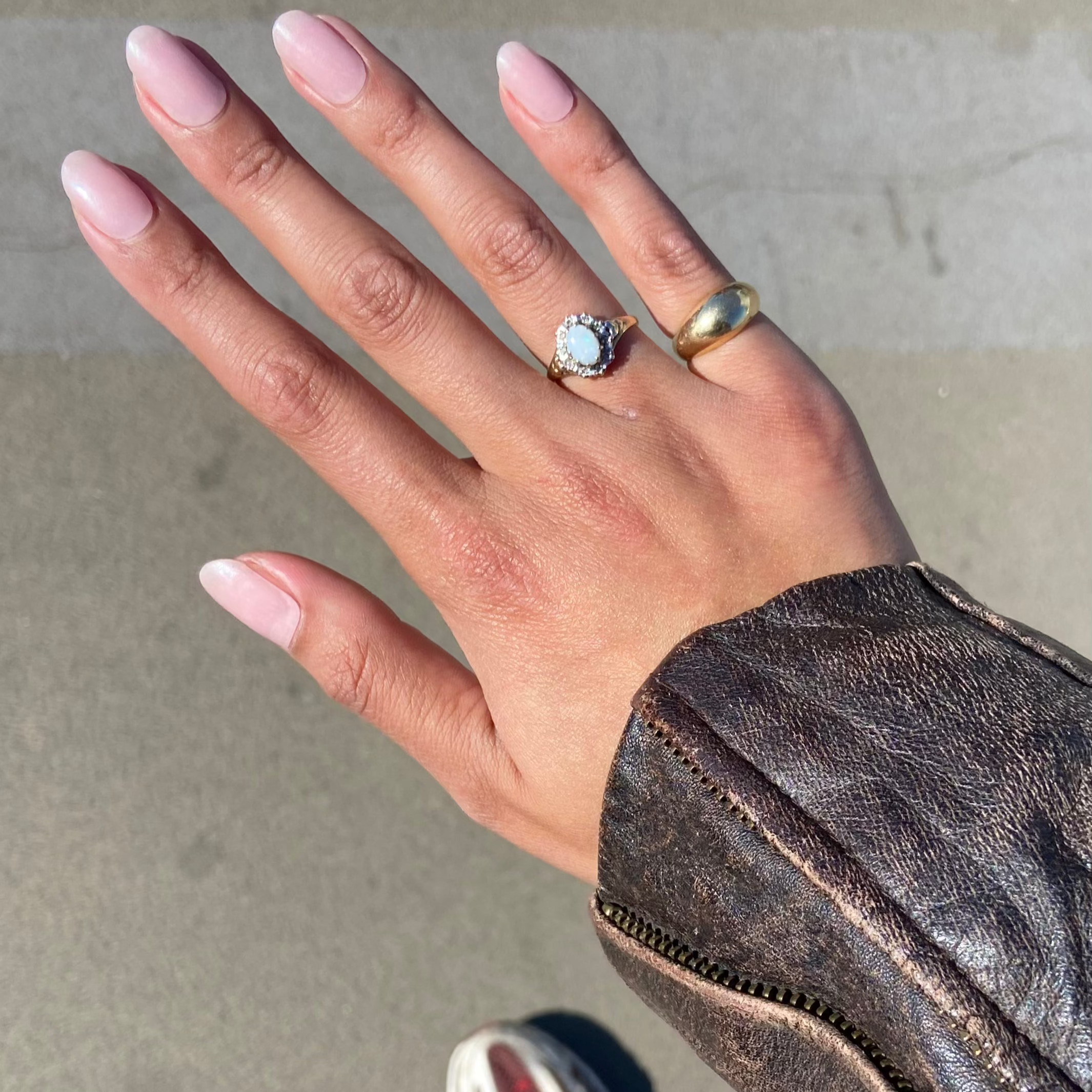 soft pink nail wraps