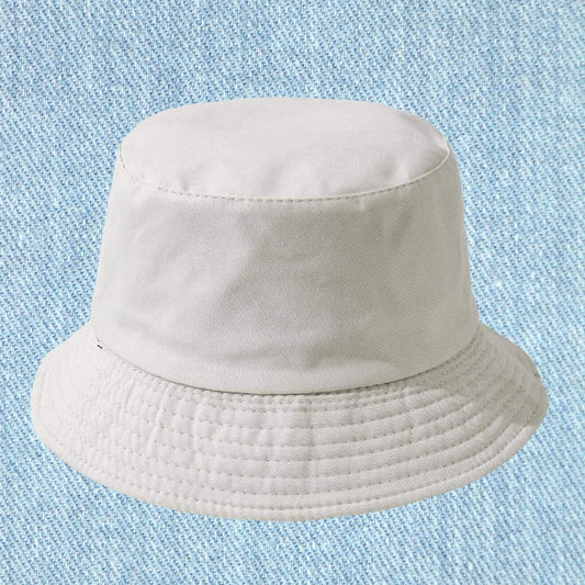bucket hat creme dames
