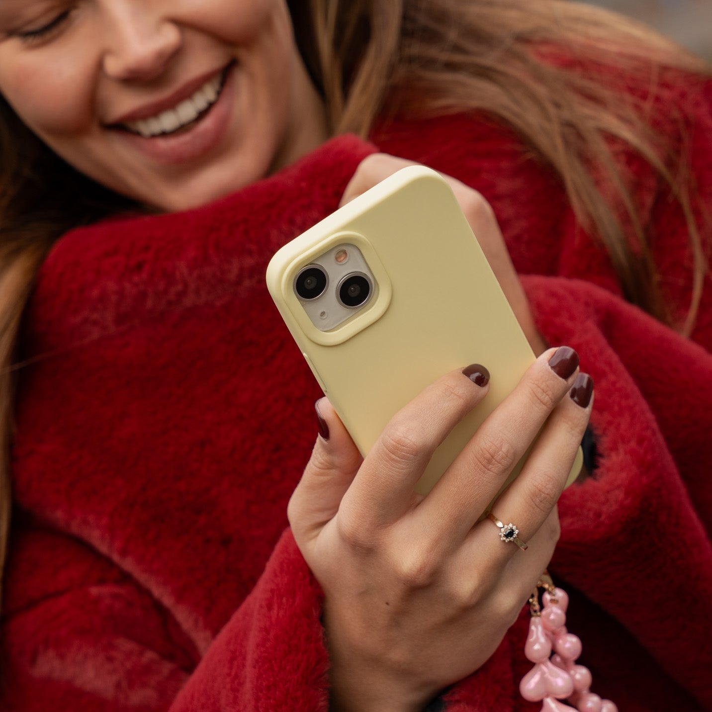 geel hoesje iPhone soft case