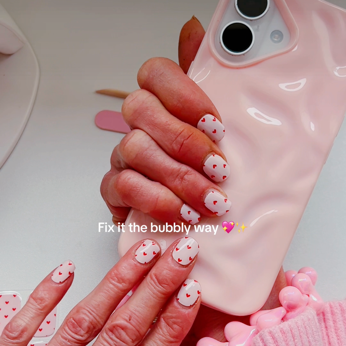 hartjes nagelstickers