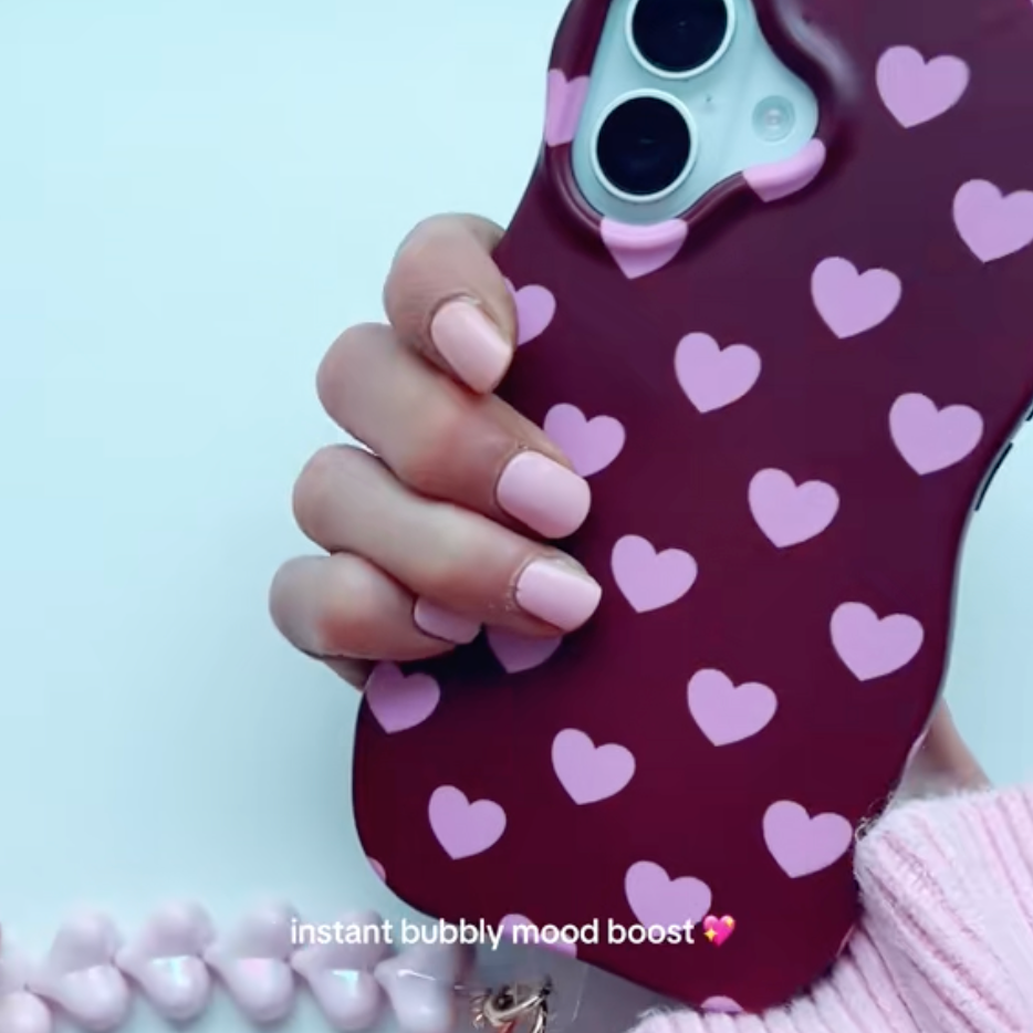hoesje met hartjes