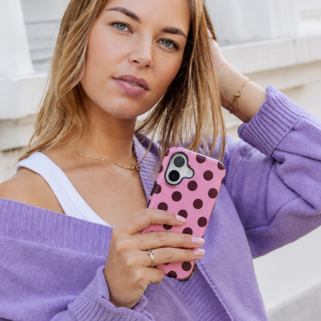 iPhone 16 hoesje roze
