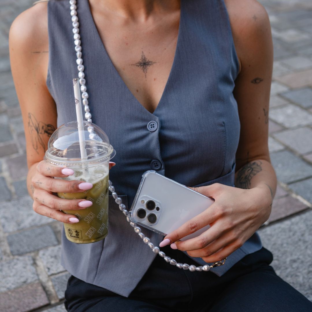 lang parelkoord telefoon
