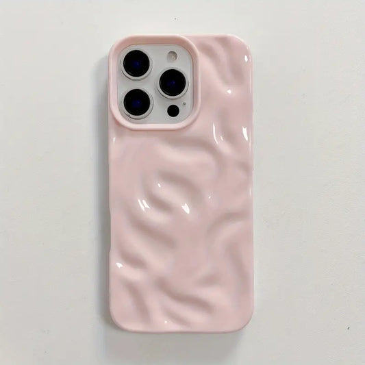 licht roze bubbly hoesje iPhone