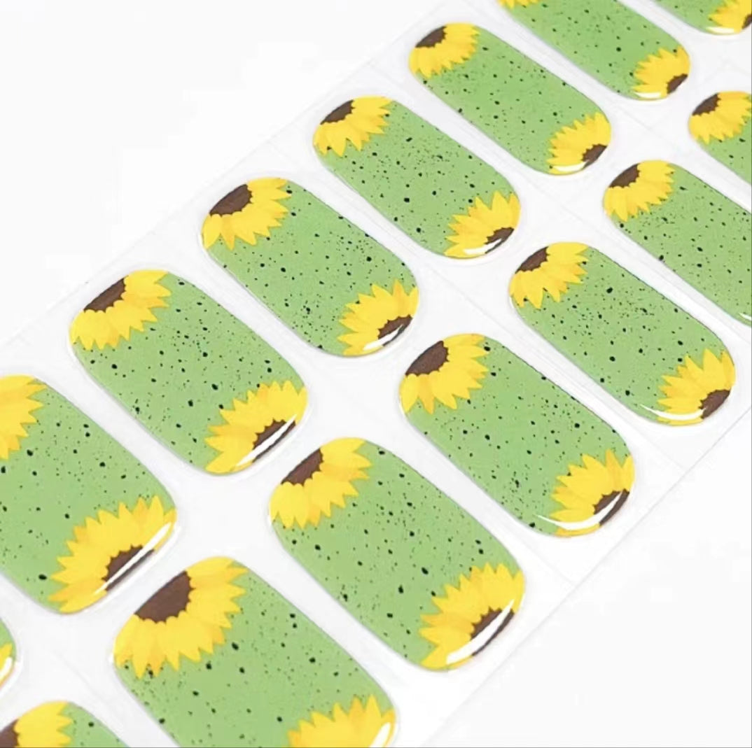 bloemen nagelstickers