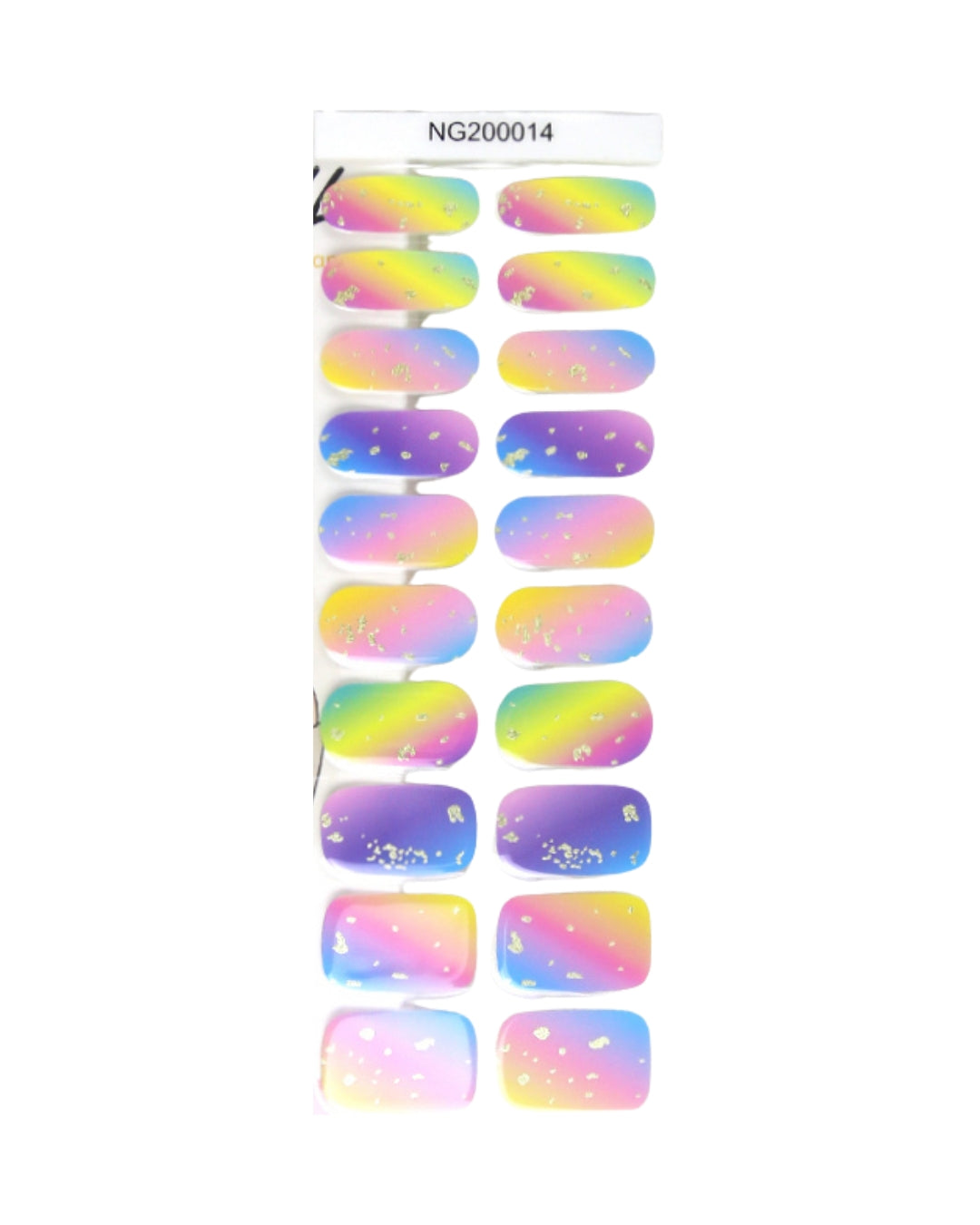 Pastel paradise gel lak nagelstickers