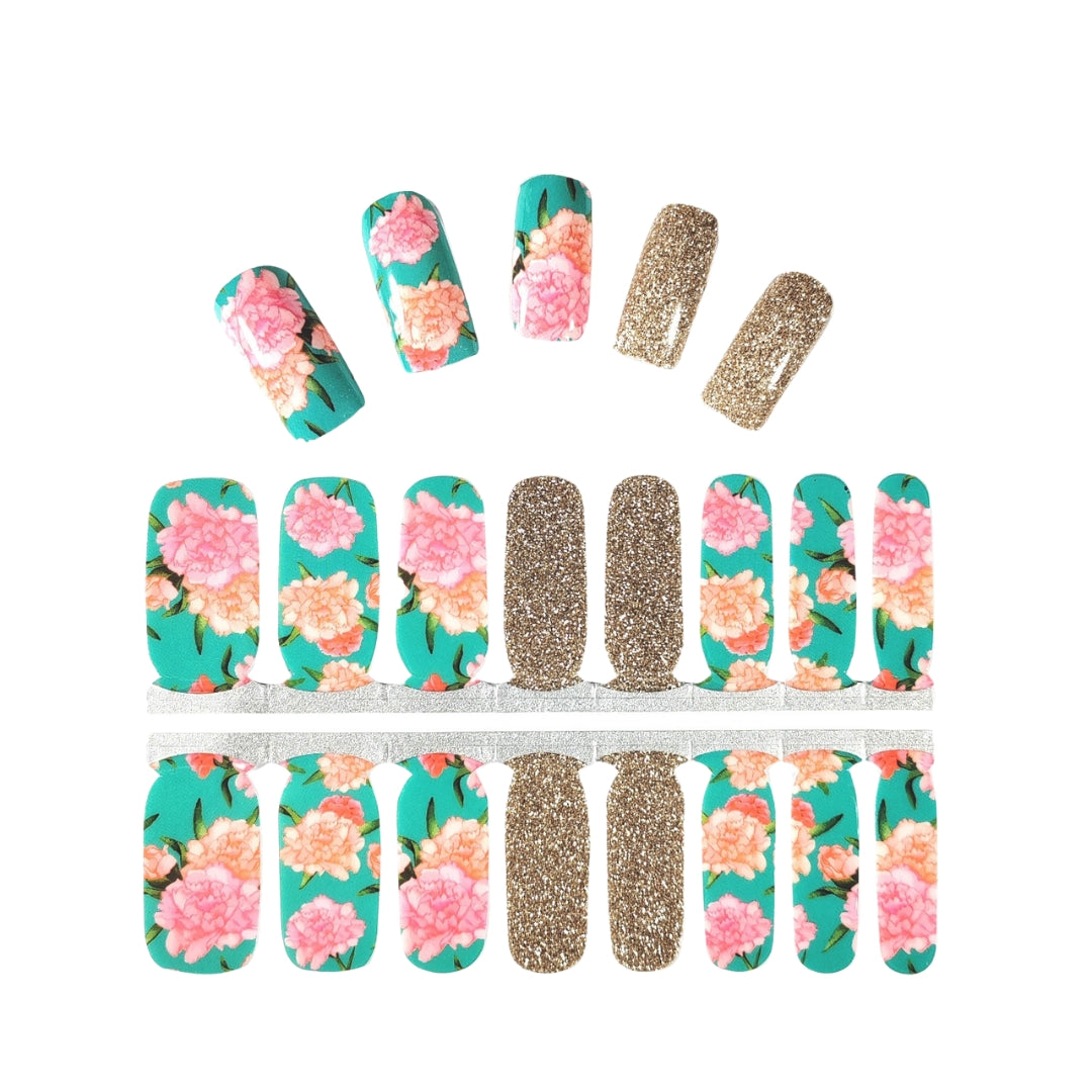 rosy meadow nagelstickers