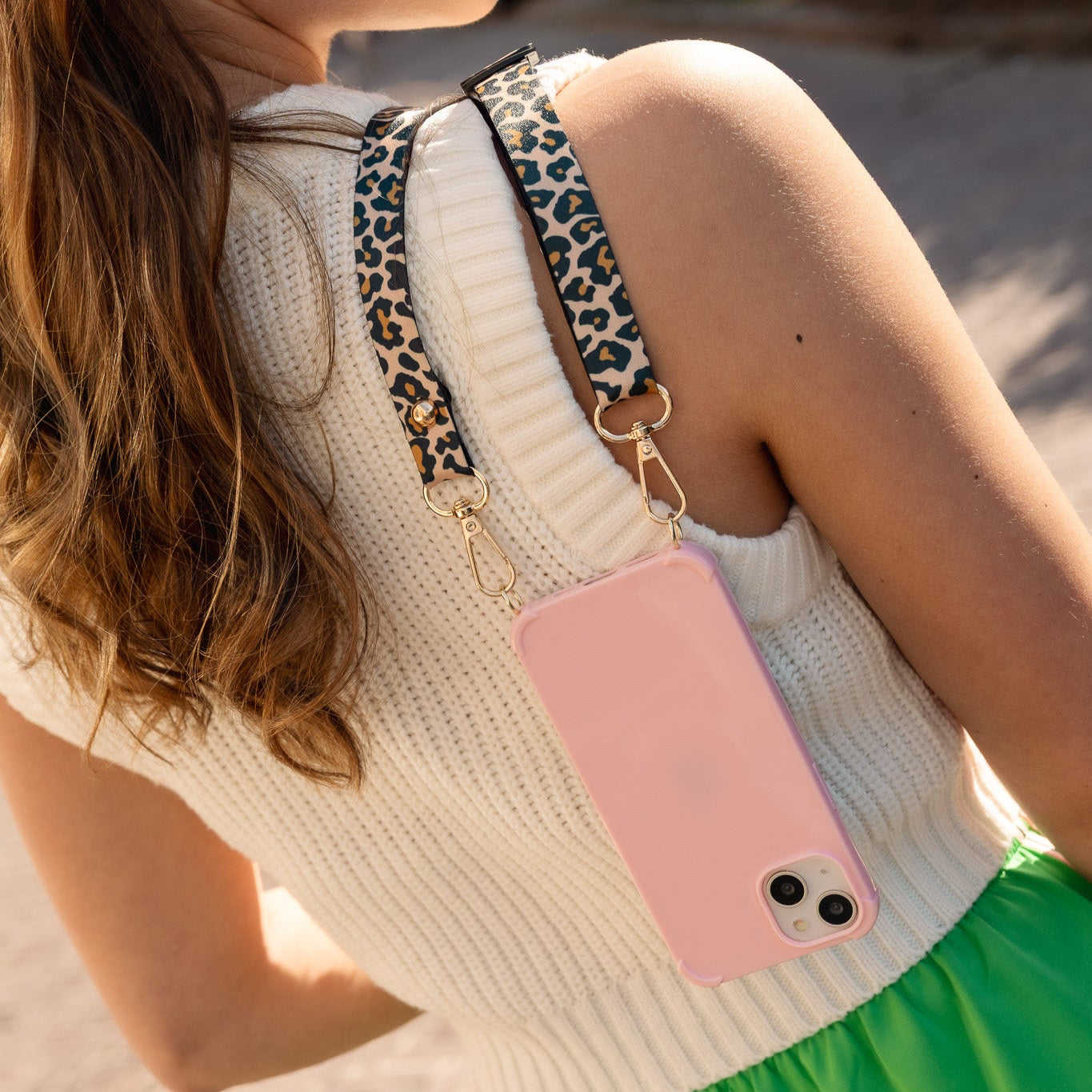roze iPhone hoesje