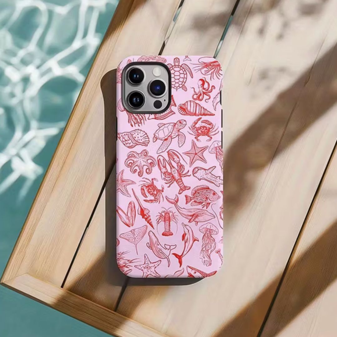 roze iPhone hoesje