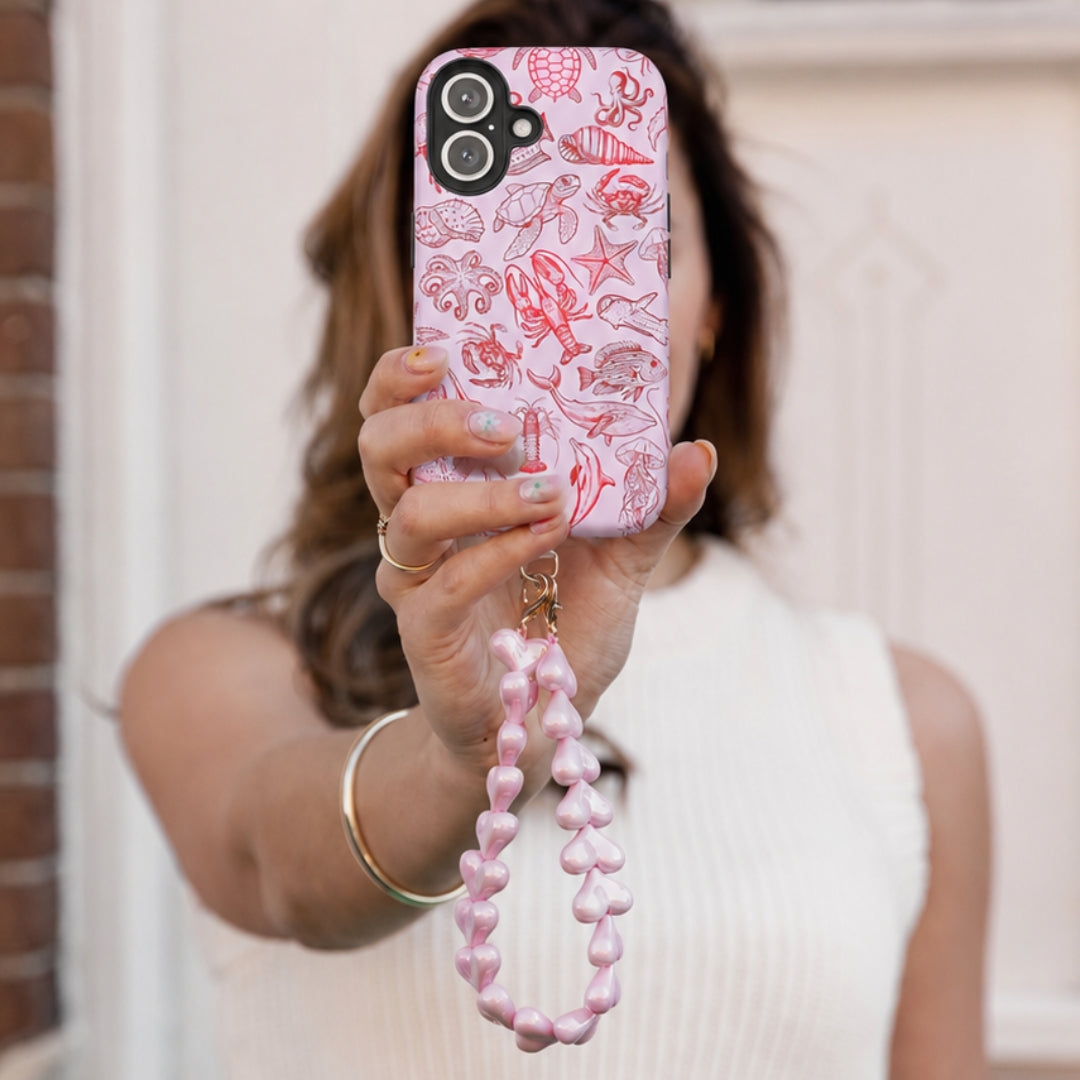 roze iPhone hoesje