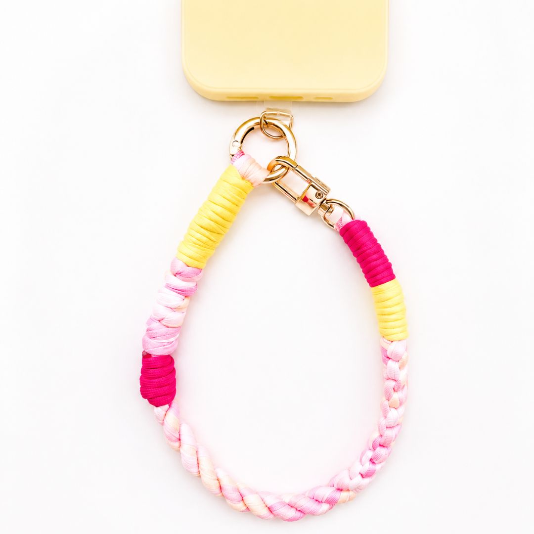 roze telefoonkoord