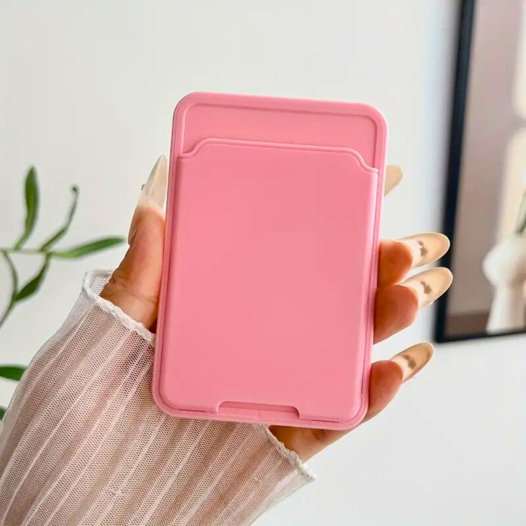 roze sticker wallet