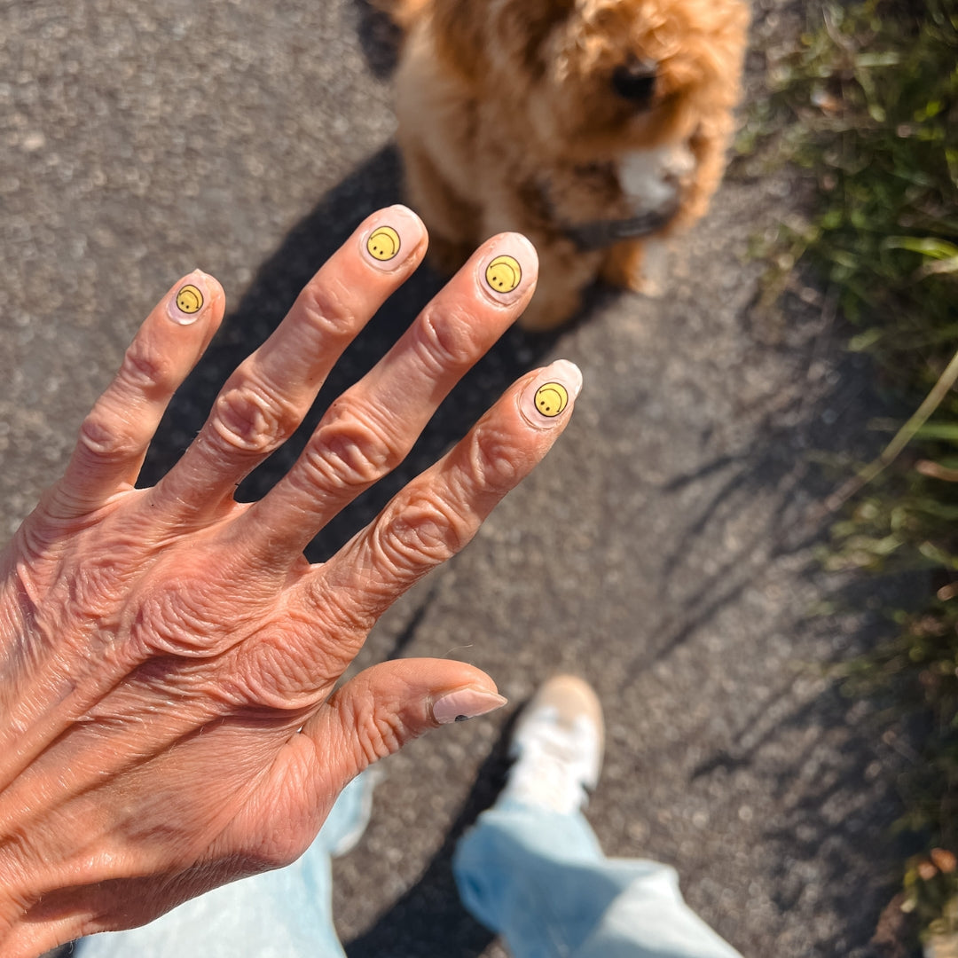 smiley nagelstickers