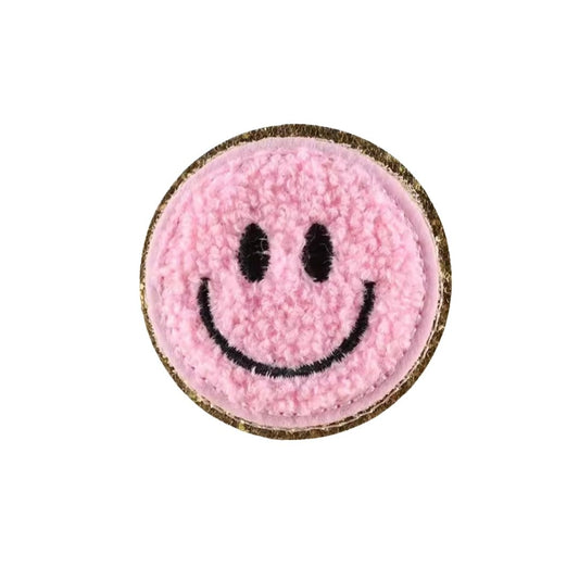 smiley patch roze voor je telefoon