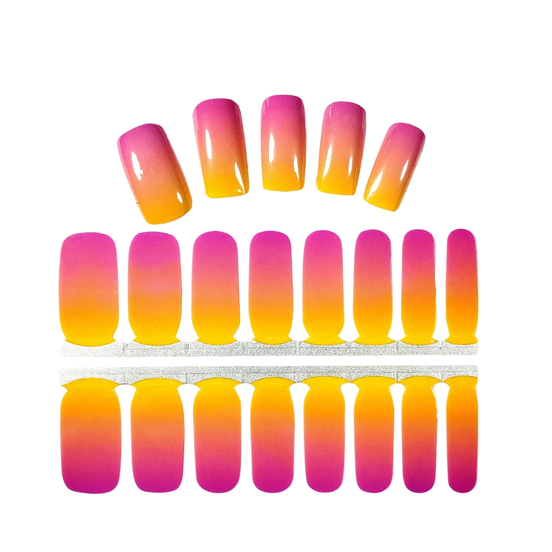 sunset dream nagelstickers