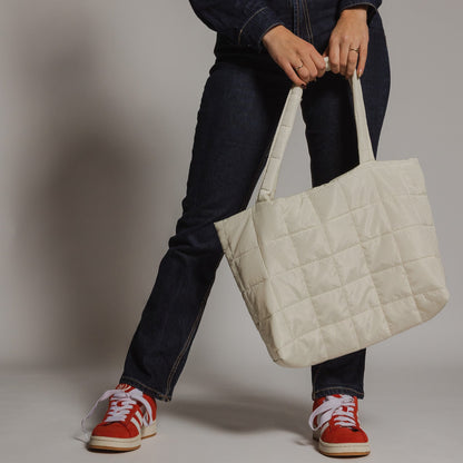 tas puffer creme