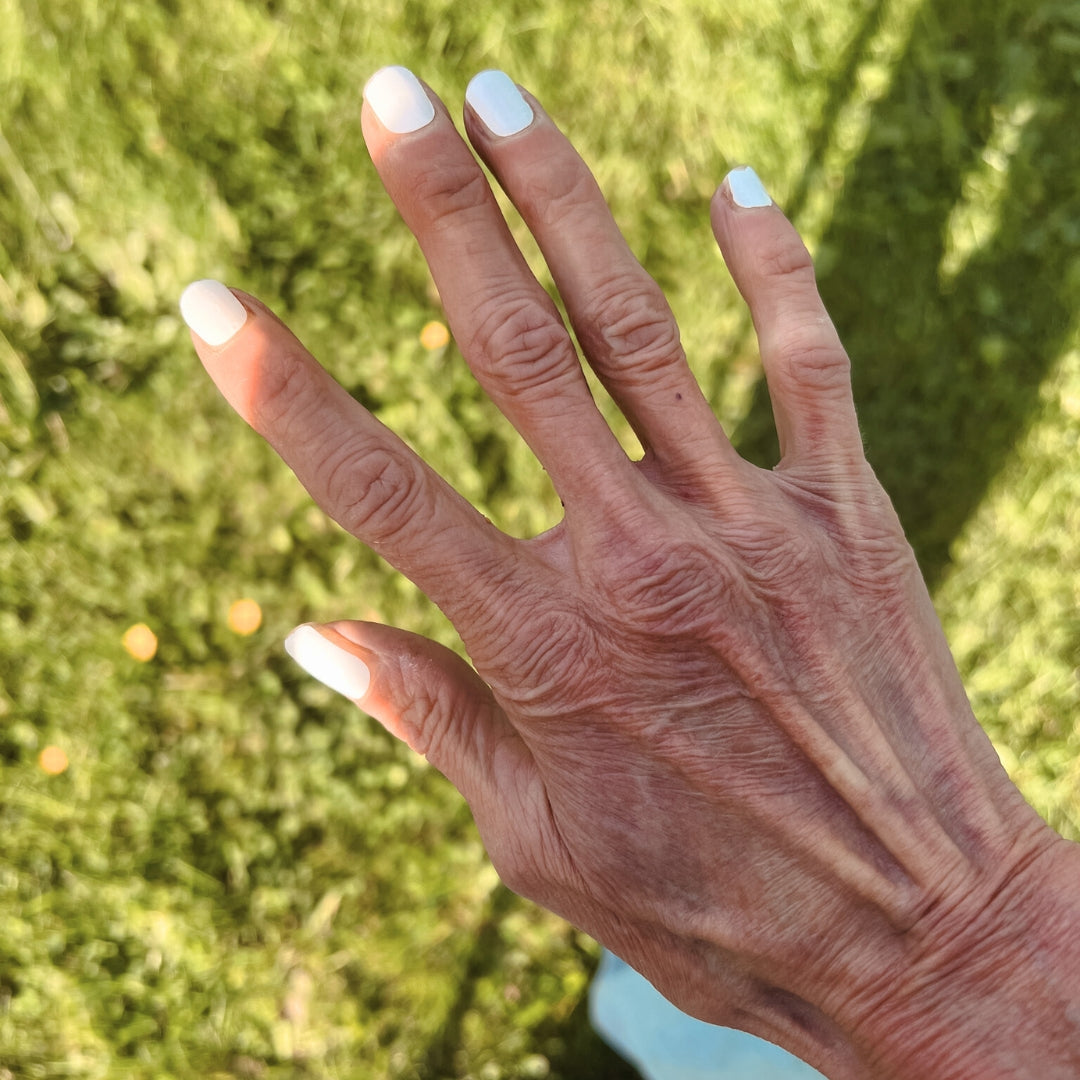 white nail wraps