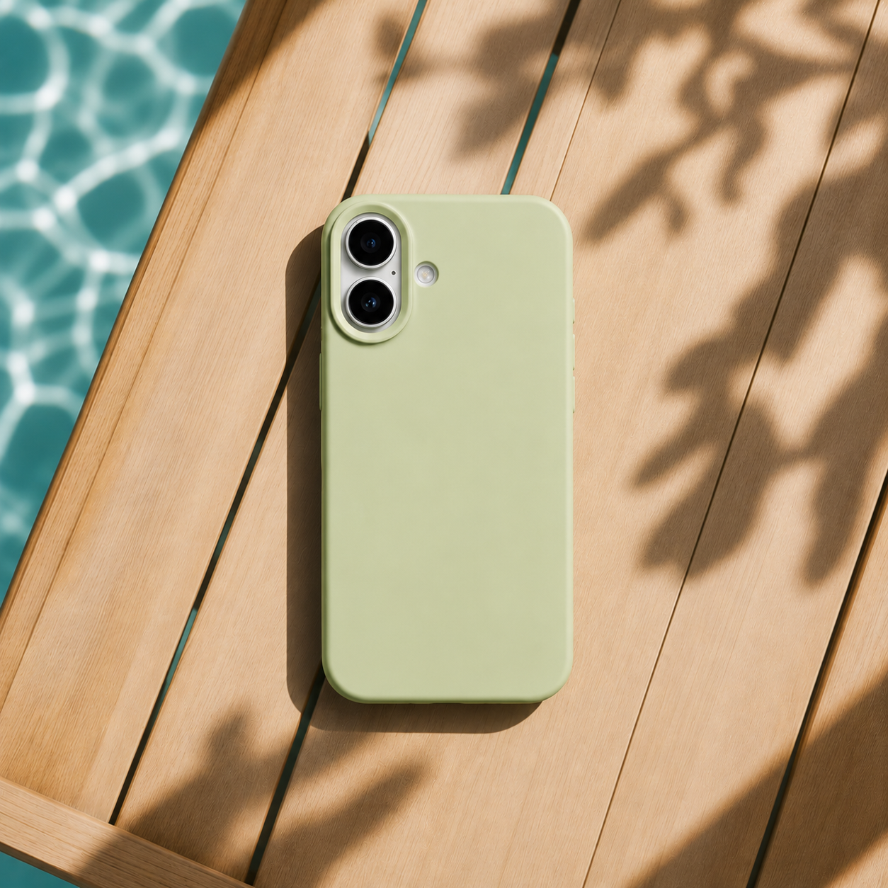 zacht groen iPhone hoesje