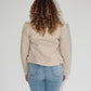 leren jasje creme